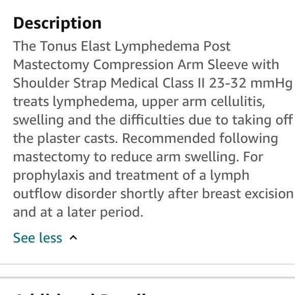 Oct breast health month-New in package compression sleeve-can be used left right - Picture 6 of 12